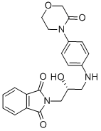 1h-isoindole-1,3(2h)-dione,2-[(2r)-2-hydroxy-3-[[4-(3-oxo-4-morpholinyl)phenyl]amino]propyl]-