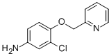 AKOS B033273; 3-Chloro-4-(pyridin-2-ylmethoxy)aniline