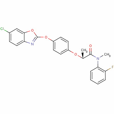 Propanamide,2-[4-[(6-chloro-2-benzoxazolyl)oxy]phenoxy]-N-(2-fluorophenyl)-N-methyl- (Related Reference)