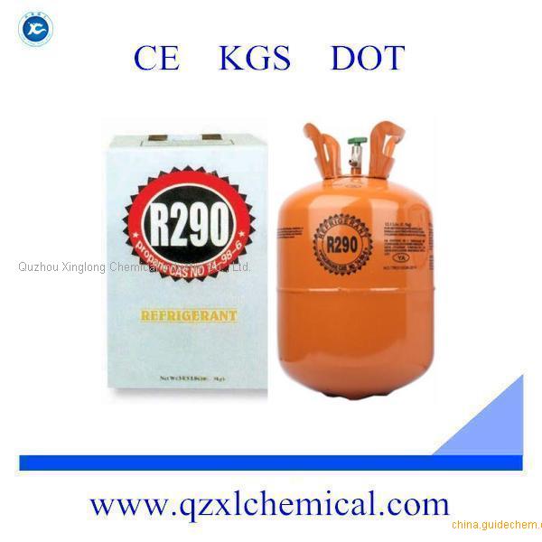 High Purity Refrigerant Gas R290 With Good Performance 5kg Cylinder 74 98 6 Purity More Than 99 Neutral Packing Oem Disposable Cylinder 5kg 6kg 10kg 11kg China