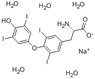 L-Tyrosine,O-(4-hydroxy-3,5-diiodophenyl)-3,5-diiodo-, sodium salt (1:1)