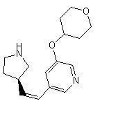 Pyridine, 3-[(1E)-2-(3R)-3-pyrrolidinylethenyl]-5-[(tetrahydro-2H-pyran-4-yl)oxy]-
