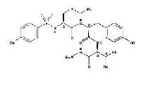 L-Isoleucine, N-[N-[N-[(4-methylphenylsulfonyl]-S-(phenylmethyl)-L-cysteinyl]-L-tyrosyl]-, hydrazide (9CI)