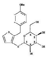 β-D-Glucopyranoside, 2-[(4-methoxyphenyl)methyl]-3-thienyl (9CI)