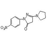 1-(p-nitrophenyl)-3-(1-pyrrolidino)-5-pyrazolone