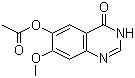 3,4-Dihydro-4-oxo-6-acetoxy-7-methoxyquinazoline; 6-(Acetyloxy)-7-methoxy-4(3H)-quinazolinone