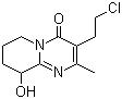 3-(2-chloroethyl)-6,7,8,9-tetrahydro-9-hydroxy-2-methyl-4H-pyrido[1,2-a]pyrimidin-4-one
