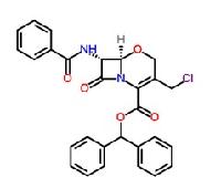 5-Oxa-1-azabicyclo[4.2.0]oct-2-ene-2-carboxylic acid, 7-(benzoylamino)-3-(chloromethyl)-8-oxo-, diphenylmethyl ester, (6R-cis)-.68314-04-5
