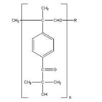 Benzene,(1-methylethenyl)-, homopolymer, ar-(2-hydroxy-2-methyl-1-oxopropyl) derivs.