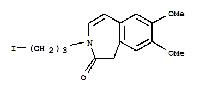 2H-3-Benzazepin-2-one,1,3-dihydro-3-(3-iodopropyl)-7,8-dimethoxy-
