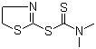 Dimethylcarbamodithioic acid 4,5-dihydro-2-thiazolyl ester