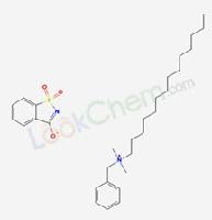 68989-01-5 N,N-Dimethyl-N-tetradecylbenzenemethanaminium saccharinate