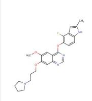Quinazoline,4-[(4-fluoro-2-methyl-1H-indol-5-yl)oxy]-6-methoxy-7-[3-(1-pyrrolidinyl)propoxy]-