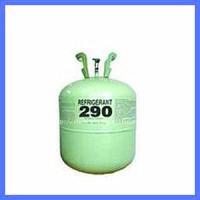 Gas R290a for freezer and temperature sensing medium