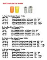 sandblasting nozzle holder