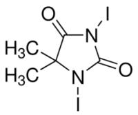 1,3- di iodo-5,5-dimethylhydantion