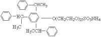 anionic surfactants ristyrenephenol polyoxyethylene ether ammonium sulfonate