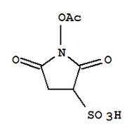 3-Pyrrolidinesulfonicacid, 1-(acetyloxy)-2,5-dioxo-