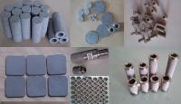 Titanium powder sintered filter elements