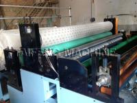 rewinding and perforating toilet paper machine